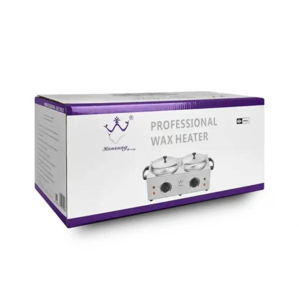 Konsung Beauty Professional Stainless Steel Double Wax Heater