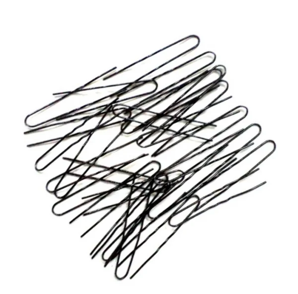 Hair Pin Black – 40 Rouleaux (1 Pack of 10 Pcs) | Professional Alligator Clips