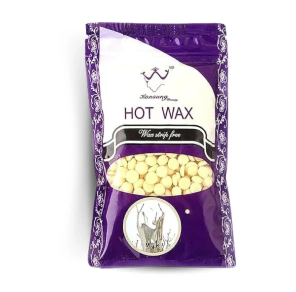 Konsung Beauty Hot Wax – Milk – 500g