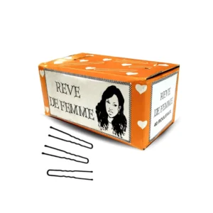 Hair Pin Black – 40 Rouleaux (1 Pack of 10 Pcs) | Professional Alligator Clips