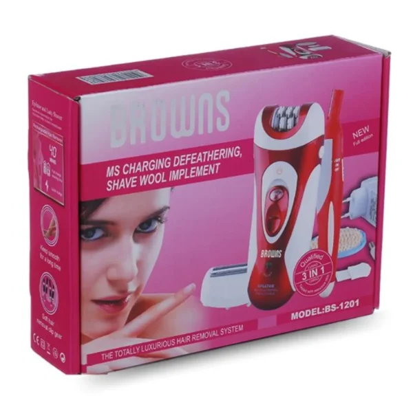 Kemei Km-1201 -3 In 1 Rechargeable Hair Trimmer