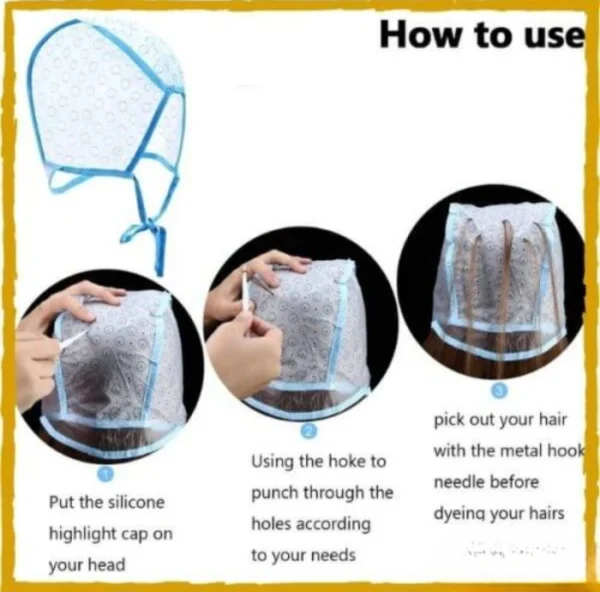 Artmatic Reusable Streaking Cap