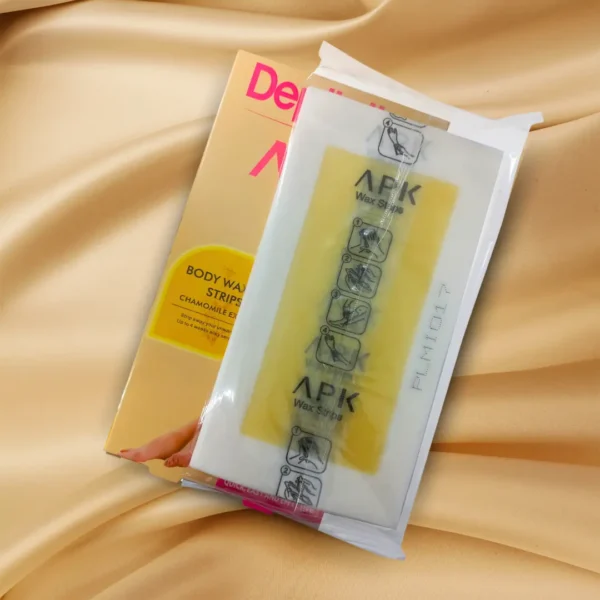 Chamomile Extract Body Waxing Strips - Depilation APK - 20 Strips for Smooth, Soothing Hair Removal