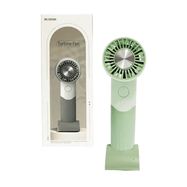 Portable Handheld USB Rechargeable Wind Turbine Desktop Small Fan – Multi-Functional Cooling Solution