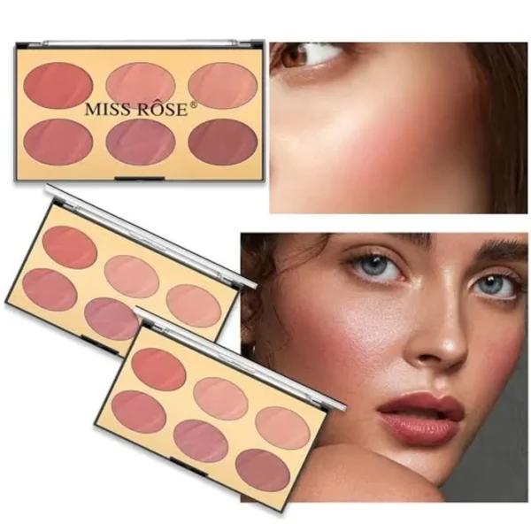 Miss Rose Blush Palette - 6 - Color