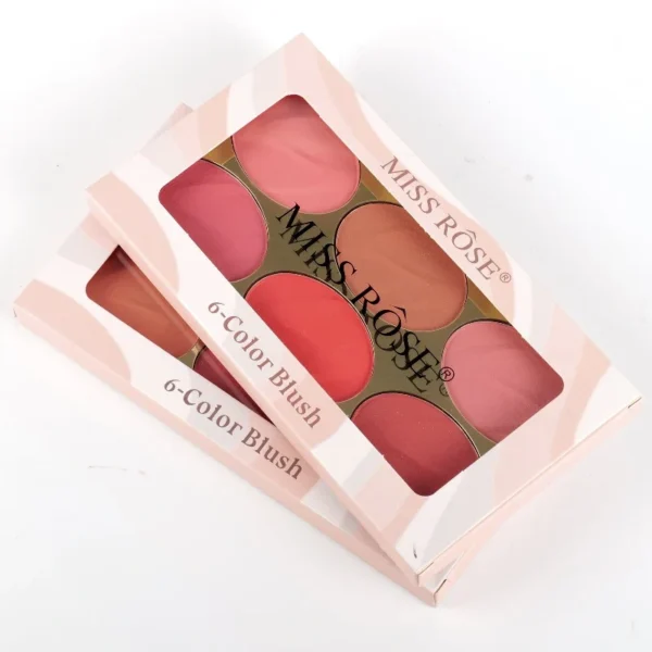 Miss Rose Blush Palette - 6 - Color