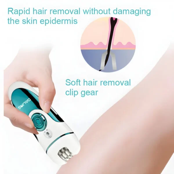 Daling DL-6018 Epilator 4-In-1 Multi-Functional Rechargeable Ladies’ Grooming Kit