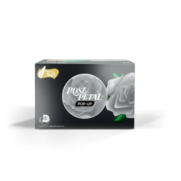 Rose Petal Pop-Up Ultra Soft Facial Tissues – 150 Sheets