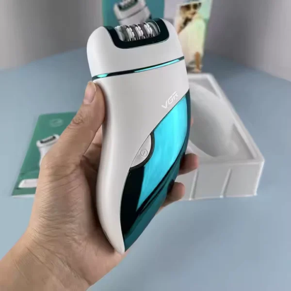 VGR V-731 3-in-1 Professional Electric Epilator, Lady Shaver & Callus Remover - Rechargeable Hair Removal Machine
