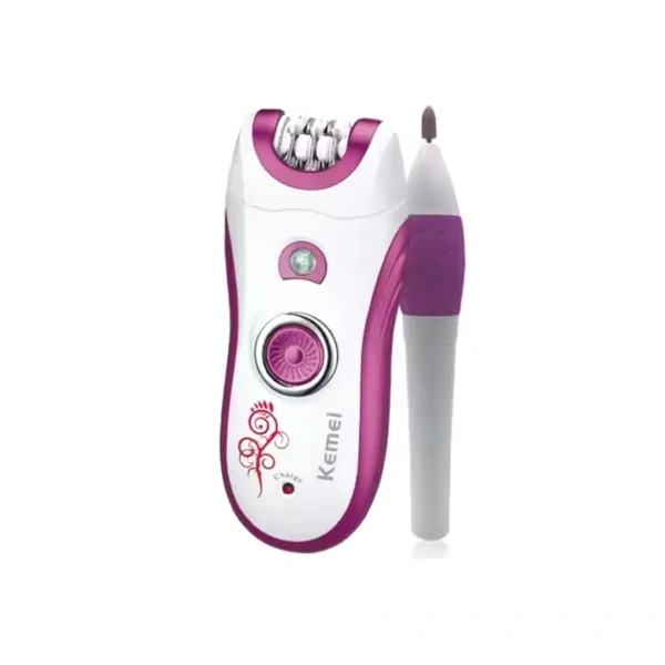 Kemei KM-3026 Women’s Electric Epilator & Shaver – 3-in-1 Rechargeable Hair Remover
