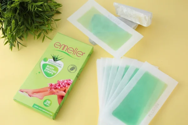 Emelie Aloe Vera Wax Strips – Smooth & Gentle Hair Removal