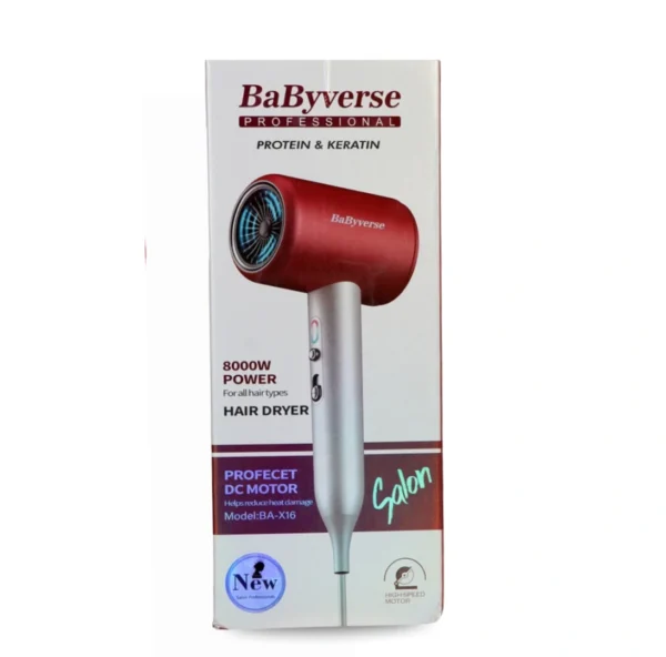 Hair Dryer - Babyverse Professional - BA-X16