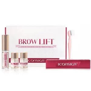 ICONSIGN Brow Lift Kit Upgrade – Includes 5ml Perm & Fixation Solutions, 7ml Adhesive