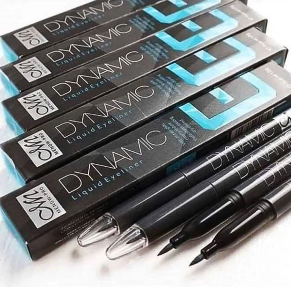 MENOW Dynamic Liquid Eyeliner – Intense Black