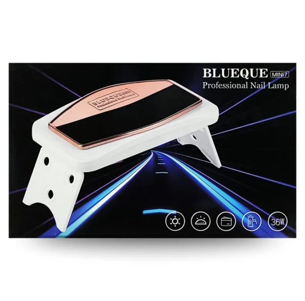 Blueque Mini 7 Professional Nail Lamp – Fast-Curing LED UV Lamp