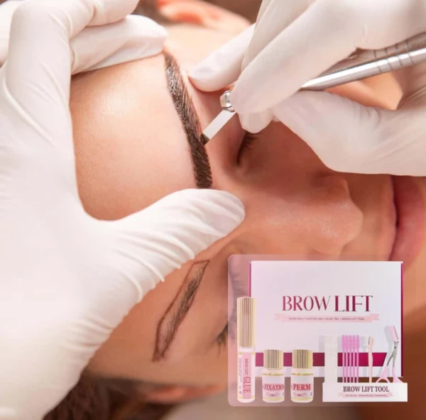 ICONSIGN Brow Lift Kit Upgrade – Includes 5ml Perm & Fixation Solutions, 7ml Adhesive