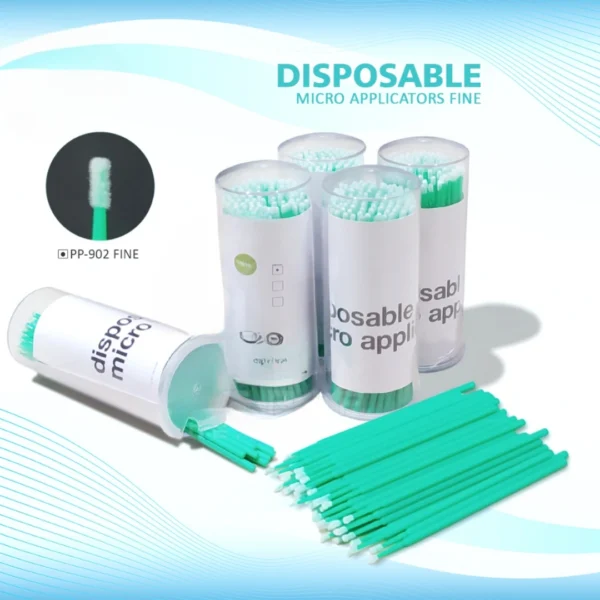 Disposable Micro Applicators (PP902 Fine Green) - 100pcs
