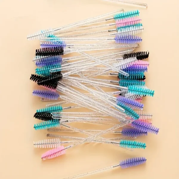 Glitter Mix Eyelash Brushes - Colorful Pack