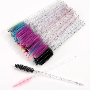 Glitter Mix Eyelash Brushes - Colorful Pack