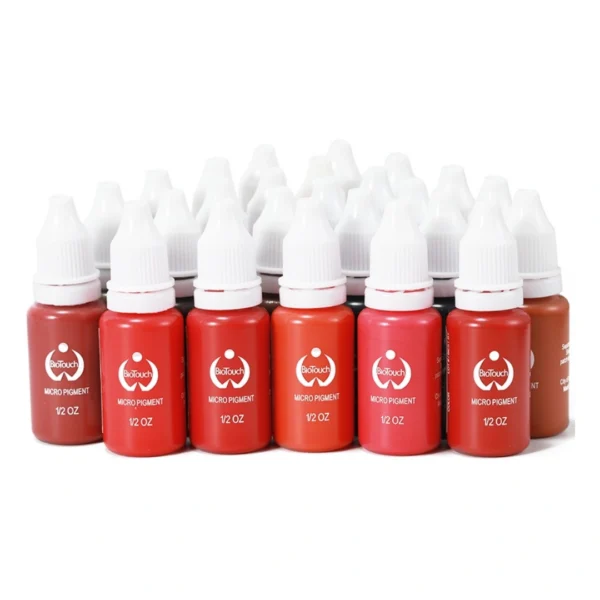 BioTouch 15ml Permanent Makeup Micro Pigments – Professional Tattoo Color Ink