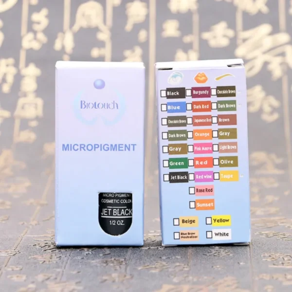 BioTouch 15ml Permanent Makeup Micro Pigments – Professional Tattoo Color Ink