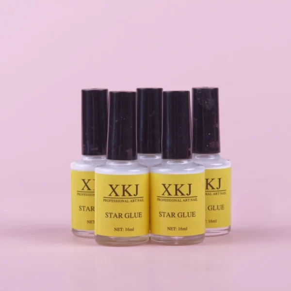 XKJ Star Glue Foil Gel – Strong Adhesive for Nail Art Foils -16ml
