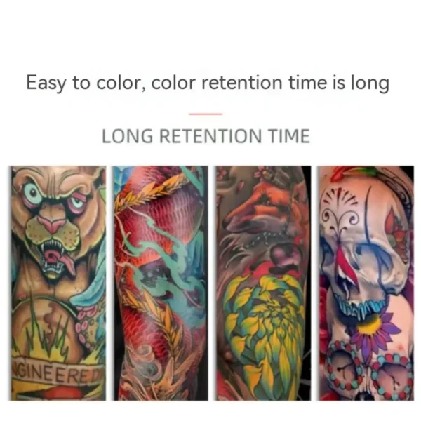Professional Tattoo Ink Set(6 Pcs) – Long-Lasting Pigments for Body Art