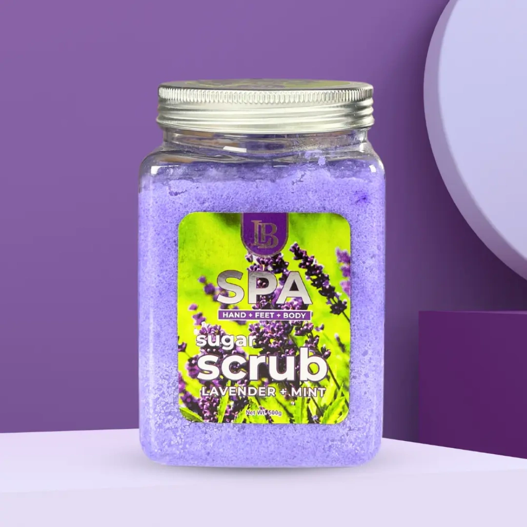 Lavender and Mint Sugar Scrub 500G – Deeply Exfoliates And Nourish Skin