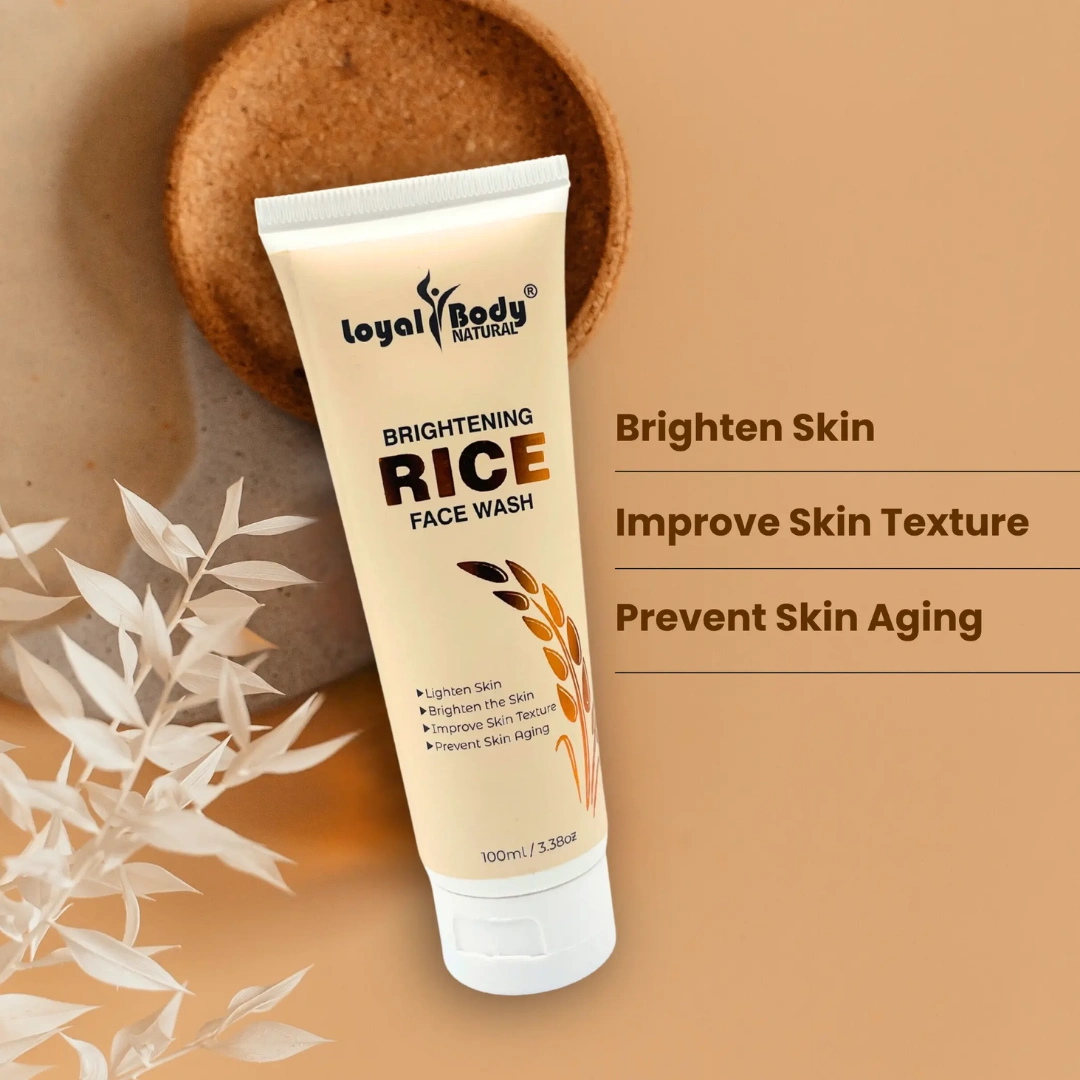 Brightening Rice Facewash with SPF 60 Sunblock Combo