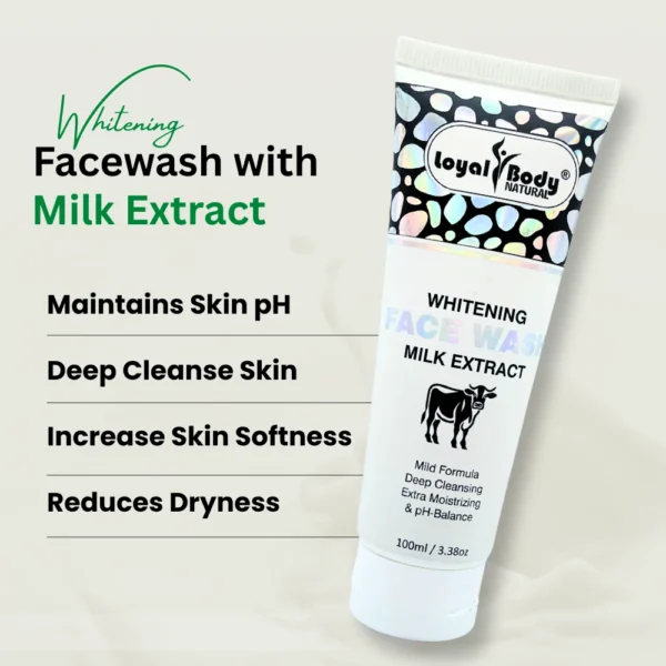 Milk Face Wash For Dull and Dry Skin 100 ML