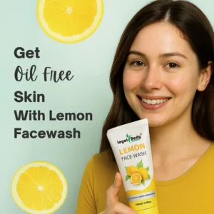Lemon Face Wash With SPF 60 Sunscreen Combo For Acne-Prone Skin