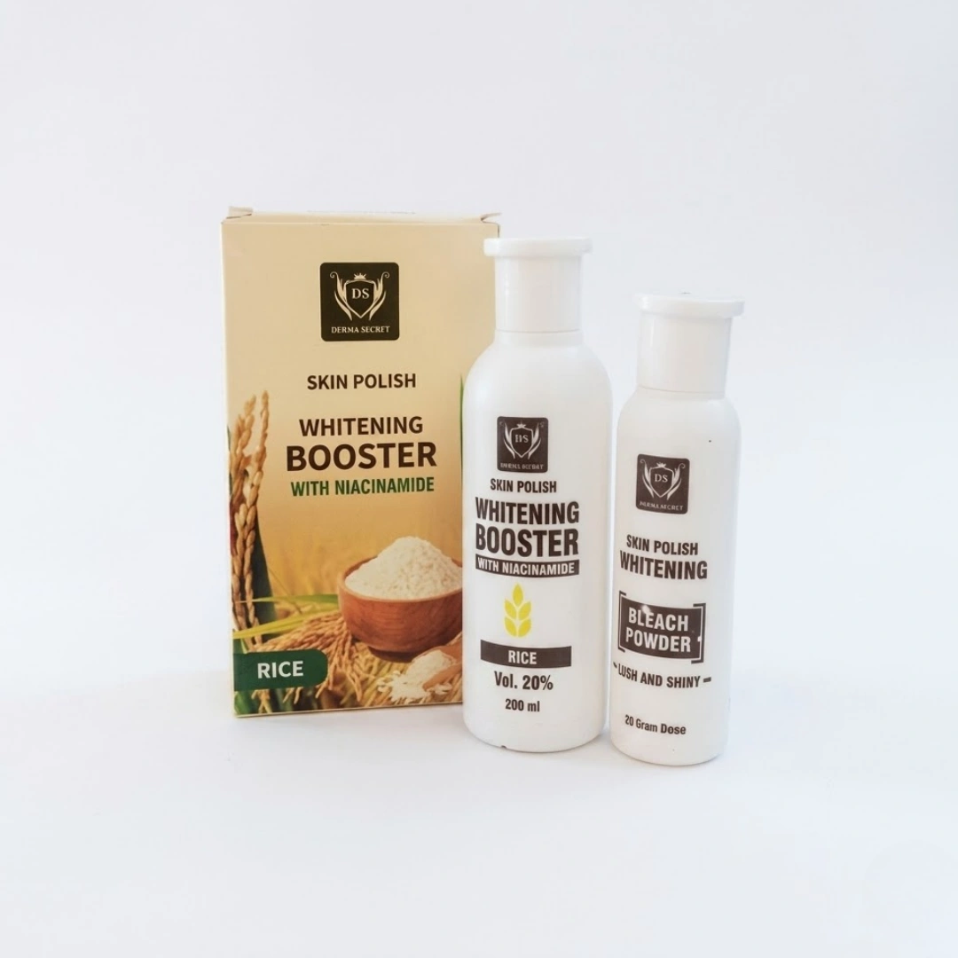 Derma Secret Skin Polish Whitening Booster with Niacinamide (Rice)